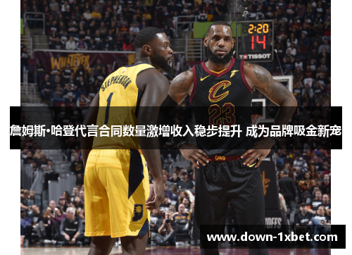 詹姆斯·哈登代言合同数量激增收入稳步提升 成为品牌吸金新宠